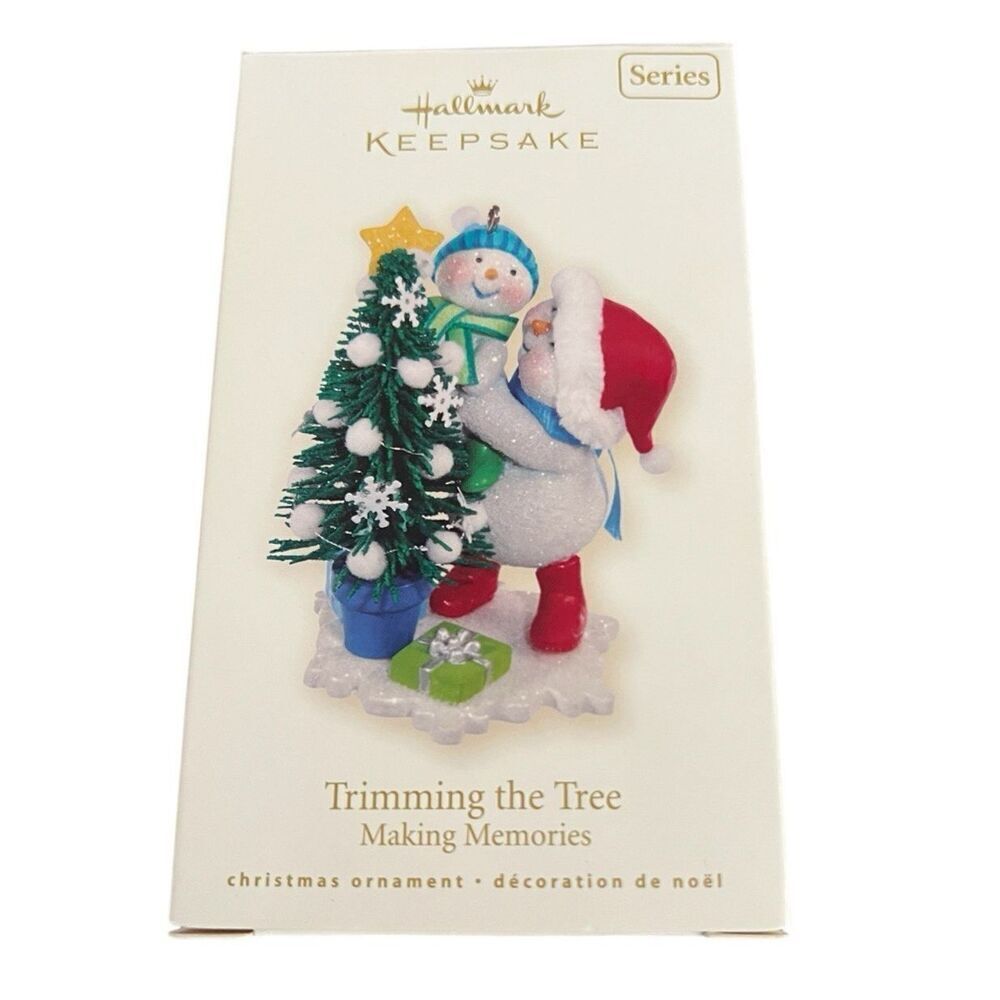 Hallmark Keepsake Making Memories 1st In Series Trimming The Tree Ornament 2008
